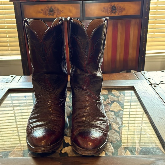 Lucchese Black Cherry Classic Cowboy Boots L8284 R8D 88256